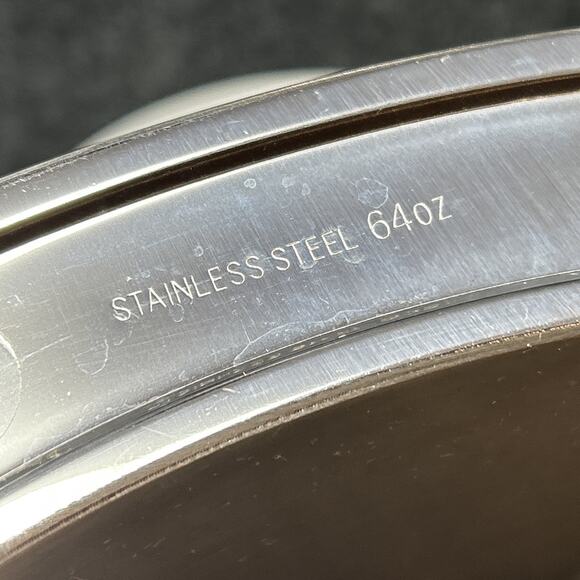 Large Stainless Steel Flask 11" Novelty Santa Naughty Nice I Can Explain Humor - Picture 9 of 9